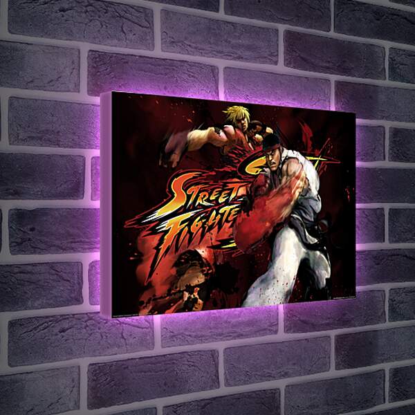 Лайтбокс световая панель - Street Fighter
