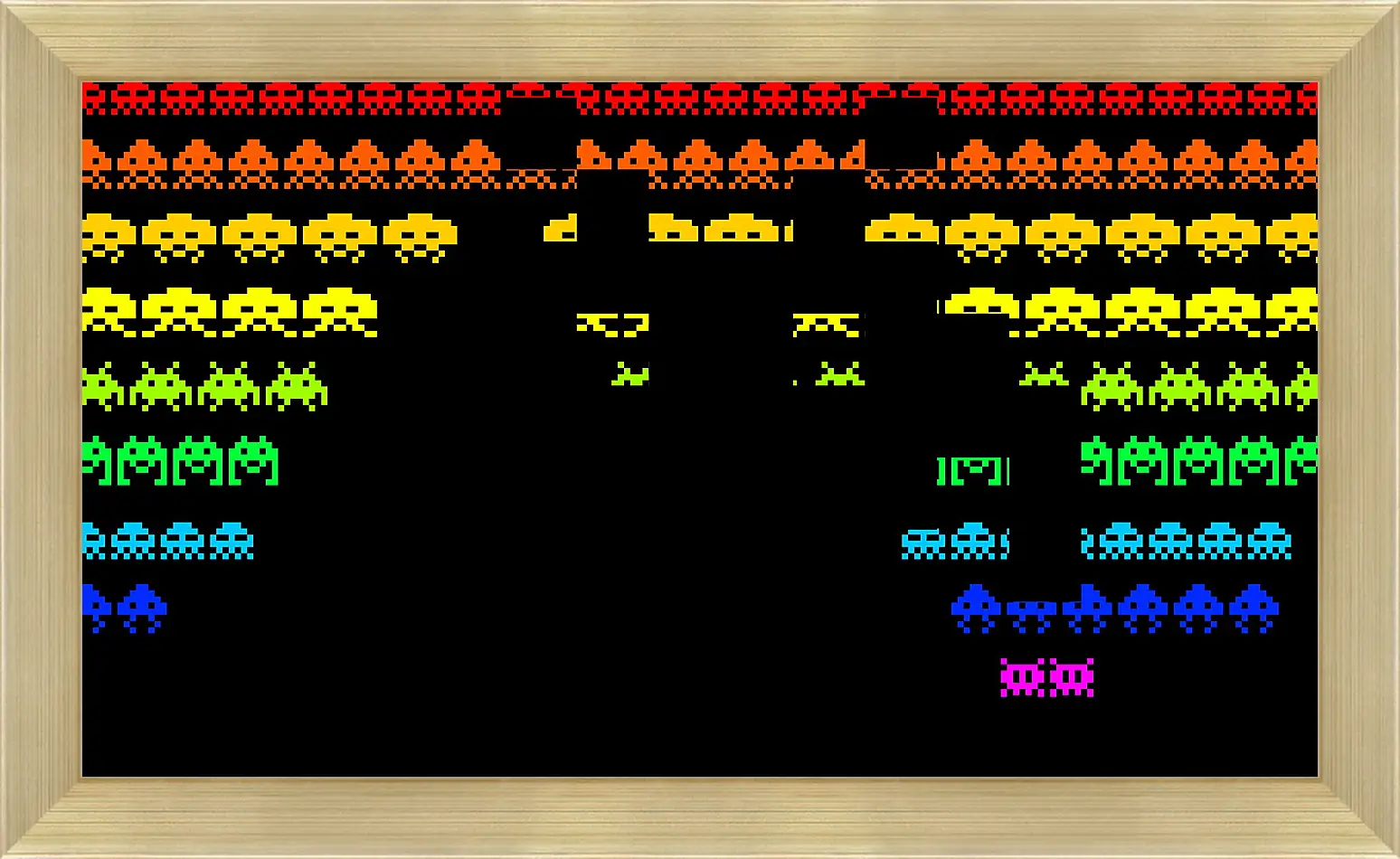 Картина в раме - Space Invaders
