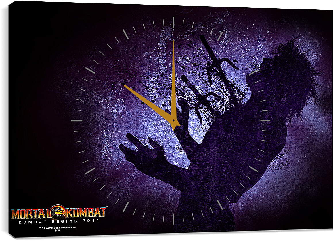 Часы картина - Mortal Kombat