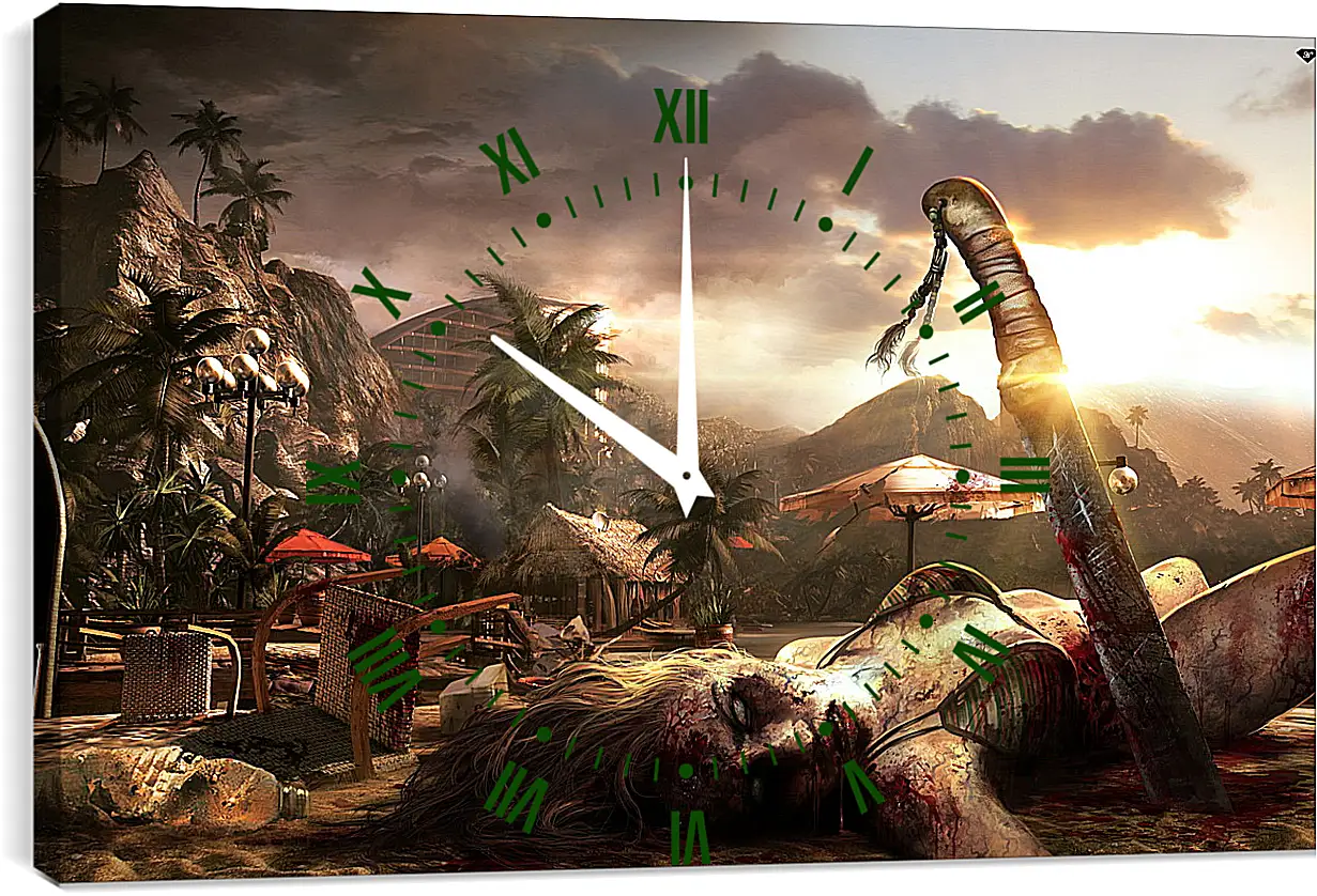 Часы картина - Dead Island
