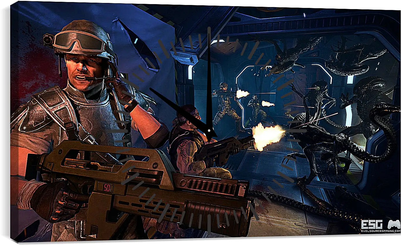 Часы картина - Aliens: Colonial Marines
