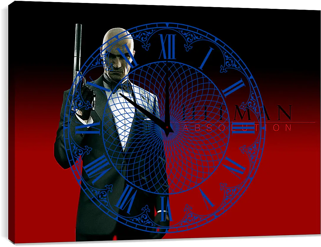 Часы картина - Hitman
