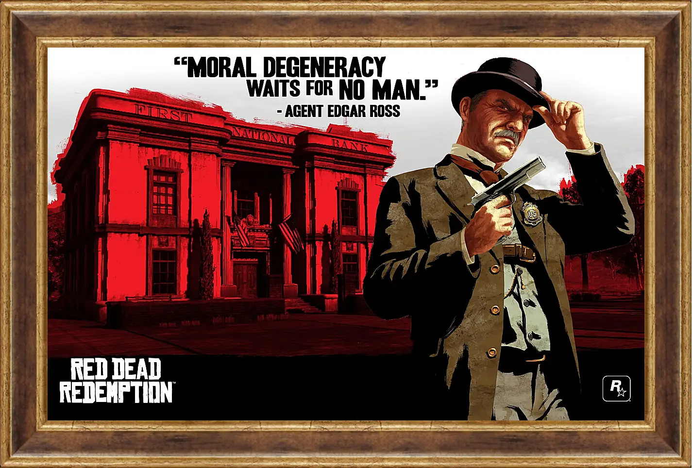 Картина в раме - Red Dead Redemption
