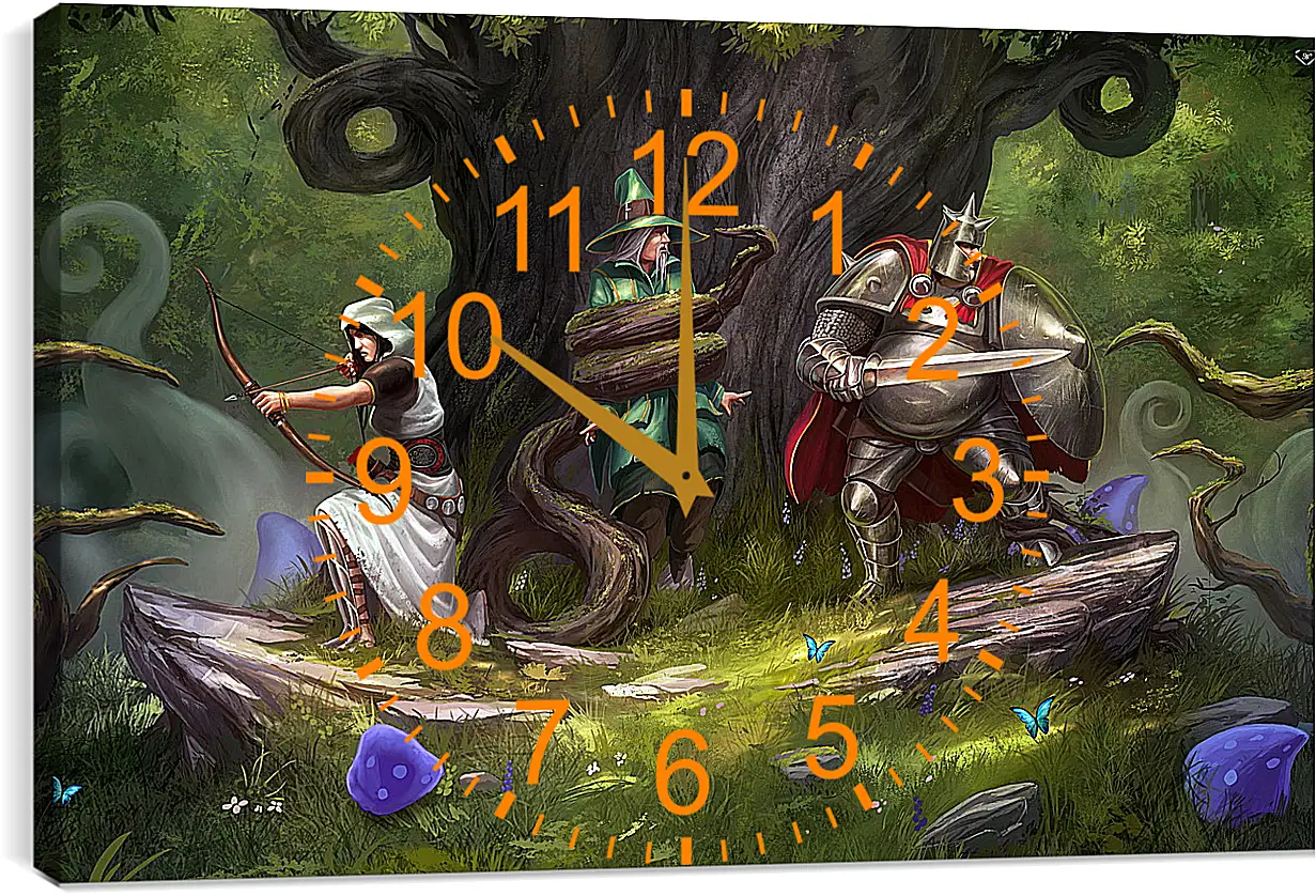 Часы картина - Trine
