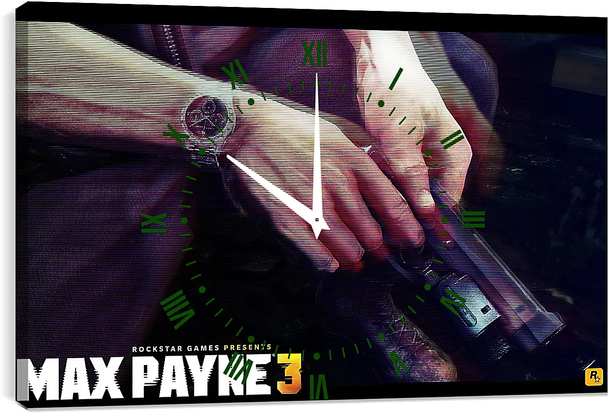 Часы картина - Max Payne 3
