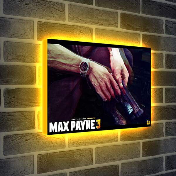 Лайтбокс световая панель - Max Payne 3
