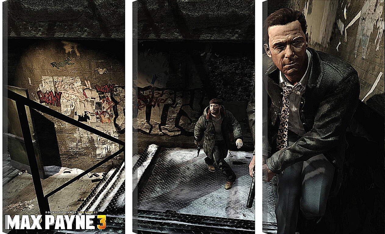 Модульная картина - Max Payne 3
