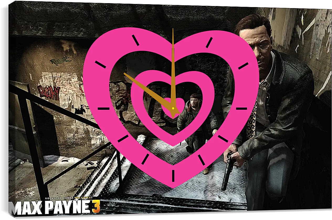 Часы картина - Max Payne 3
