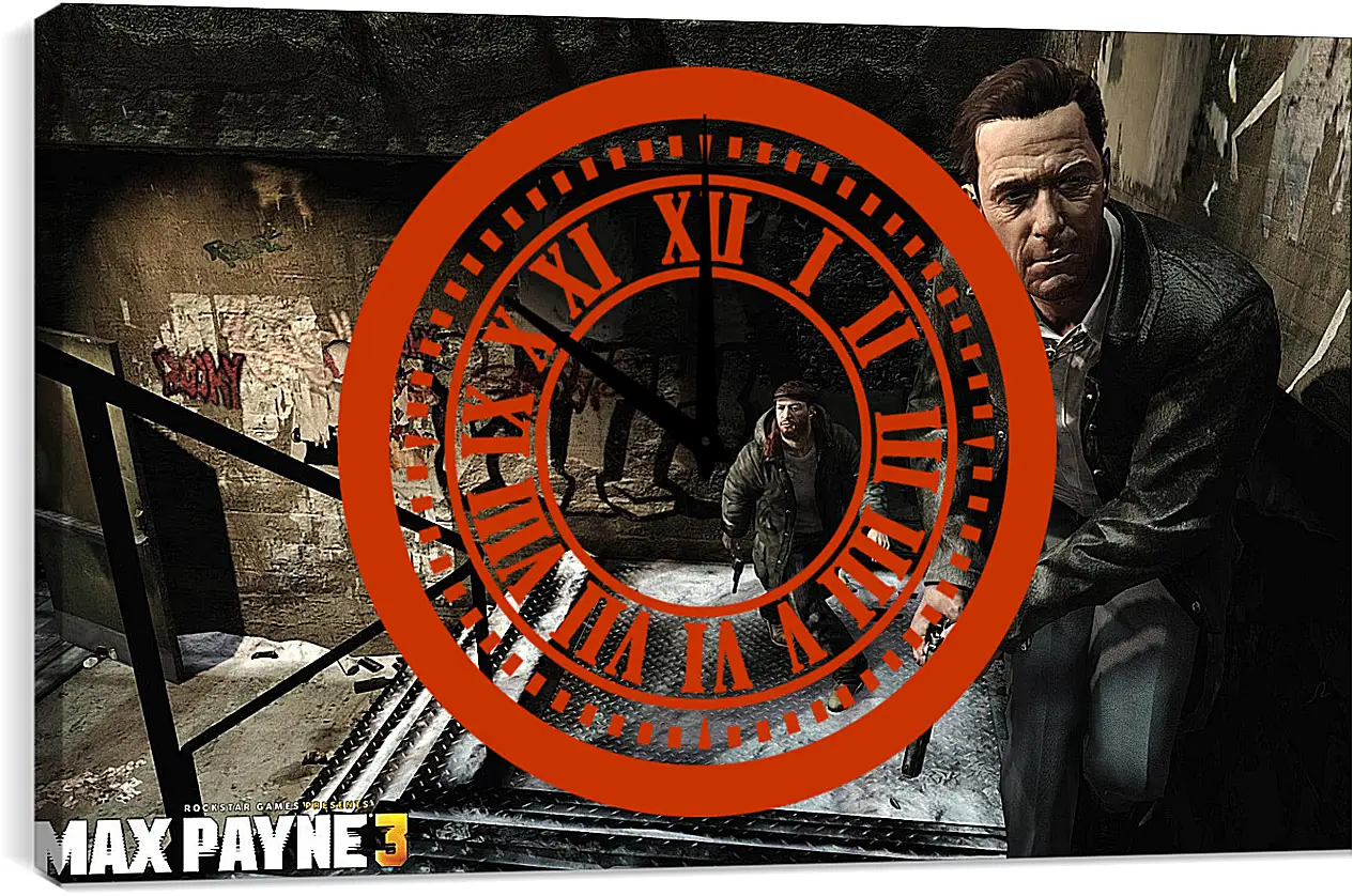 Часы картина - Max Payne 3
