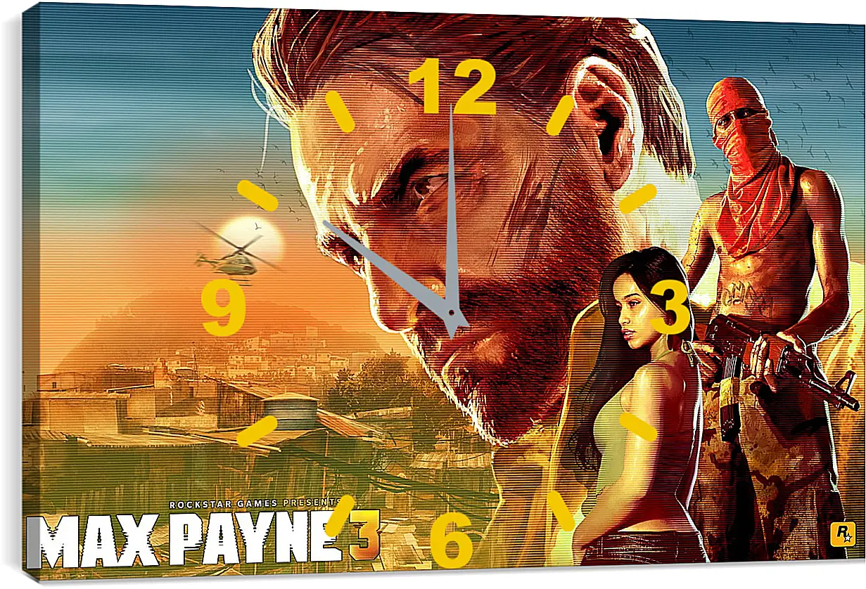 Часы картина - Max Payne 3
