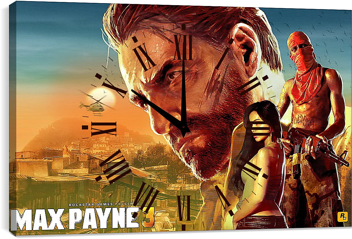 Часы картина - Max Payne 3
