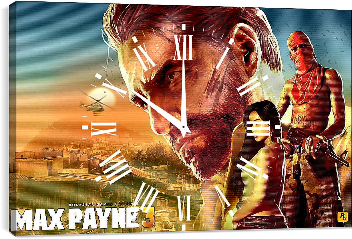 Часы картина - Max Payne 3
