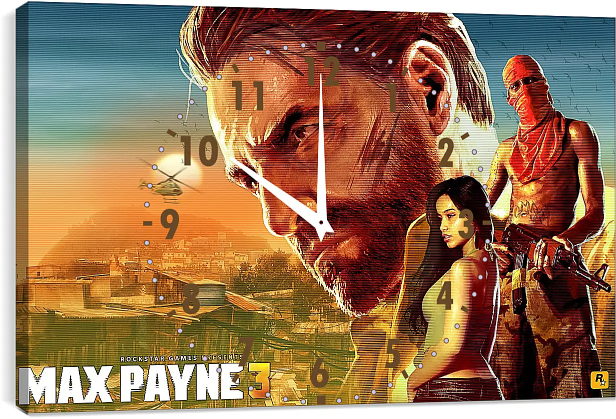 Часы картина - Max Payne 3
