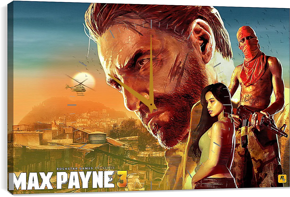 Часы картина - Max Payne 3
