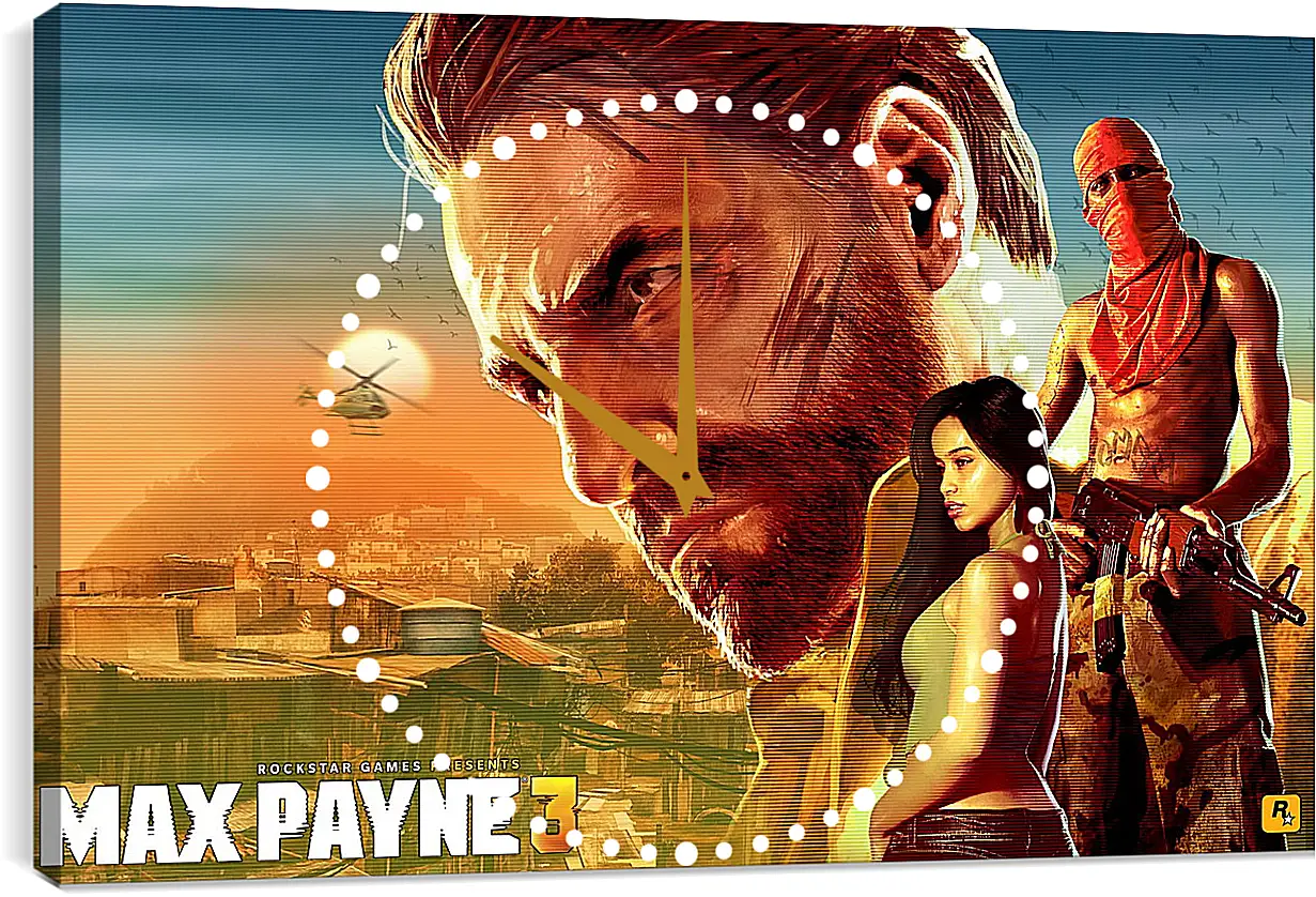 Часы картина - Max Payne 3
