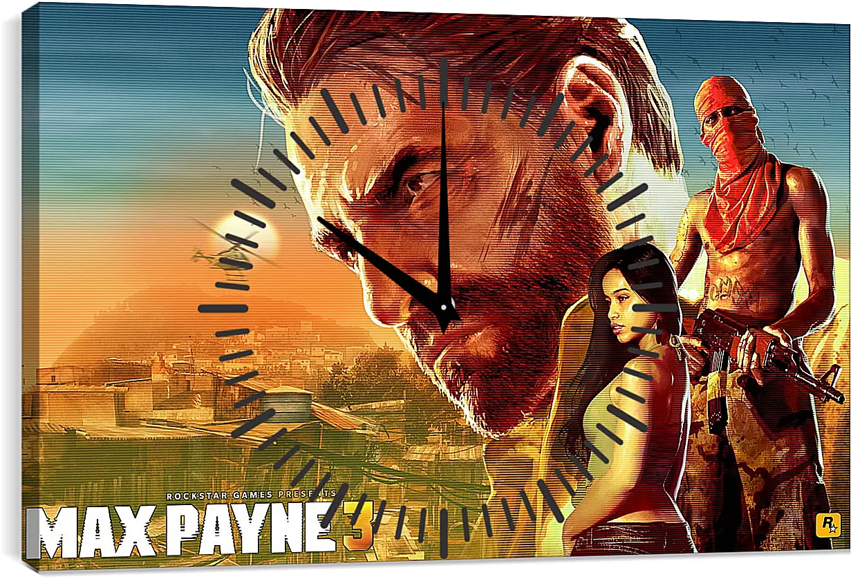 Часы картина - Max Payne 3
