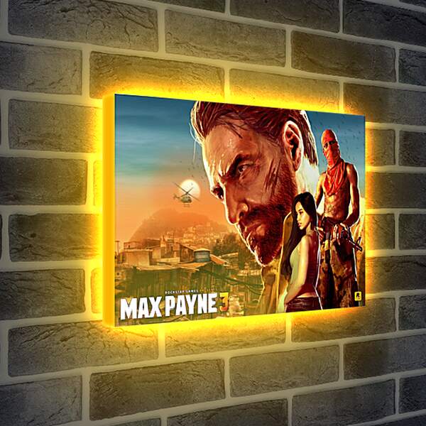 Лайтбокс световая панель - Max Payne 3
