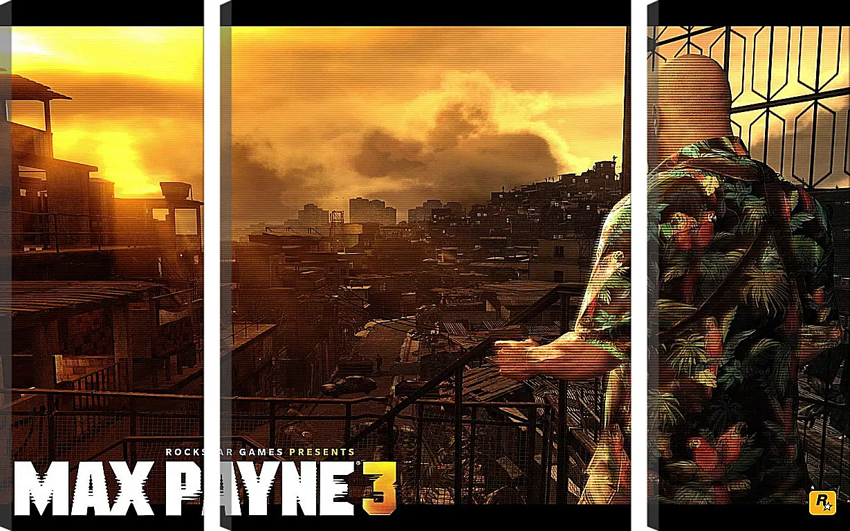 Модульная картина - Max Payne 3
