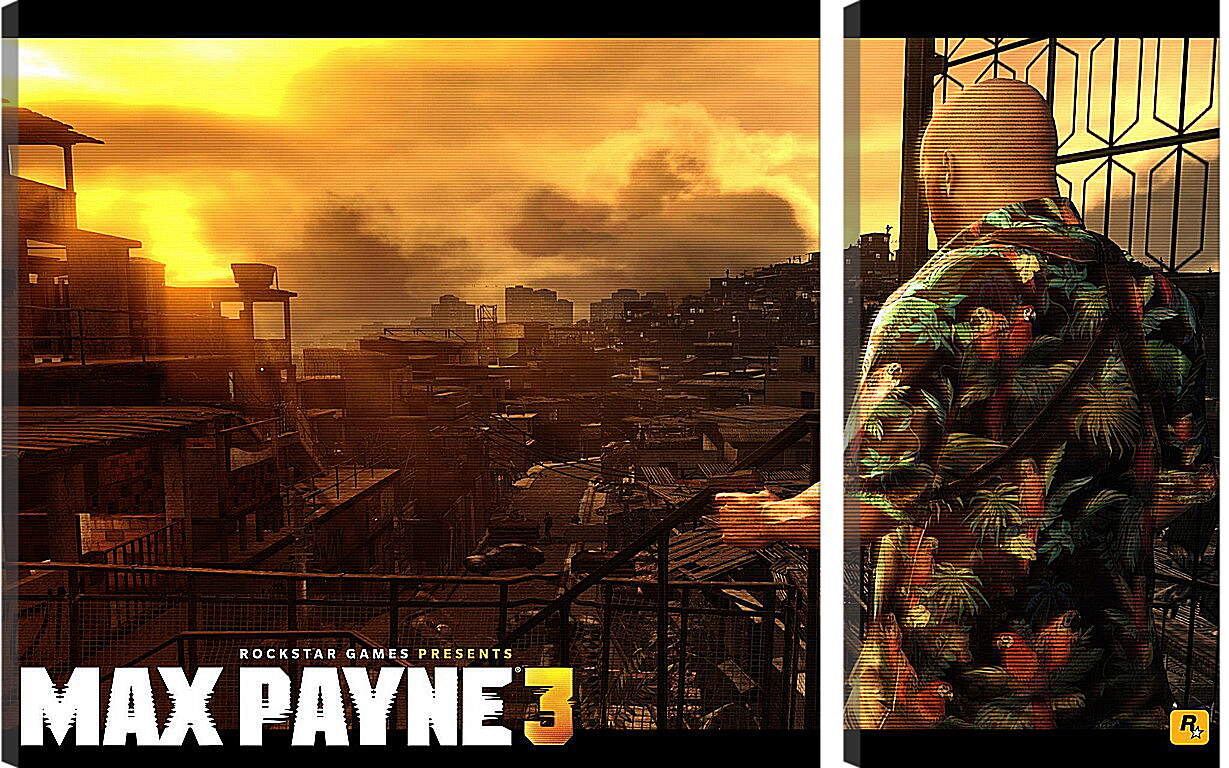 Модульная картина - Max Payne 3
