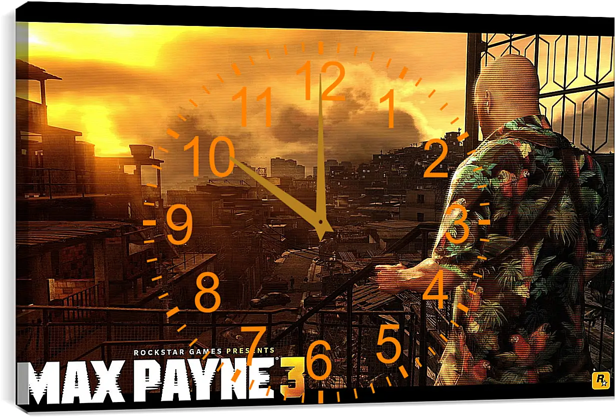 Часы картина - Max Payne 3
