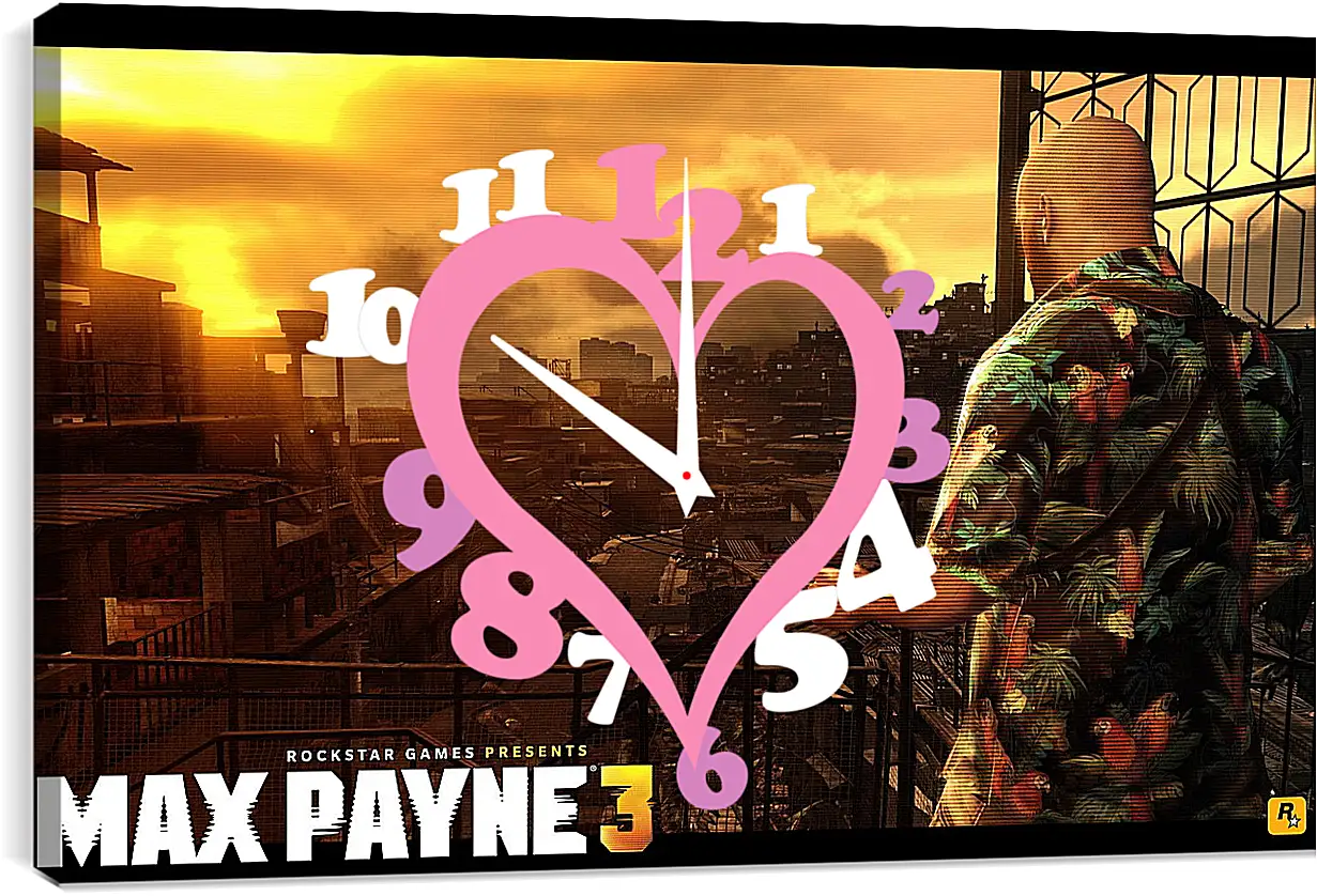 Часы картина - Max Payne 3
