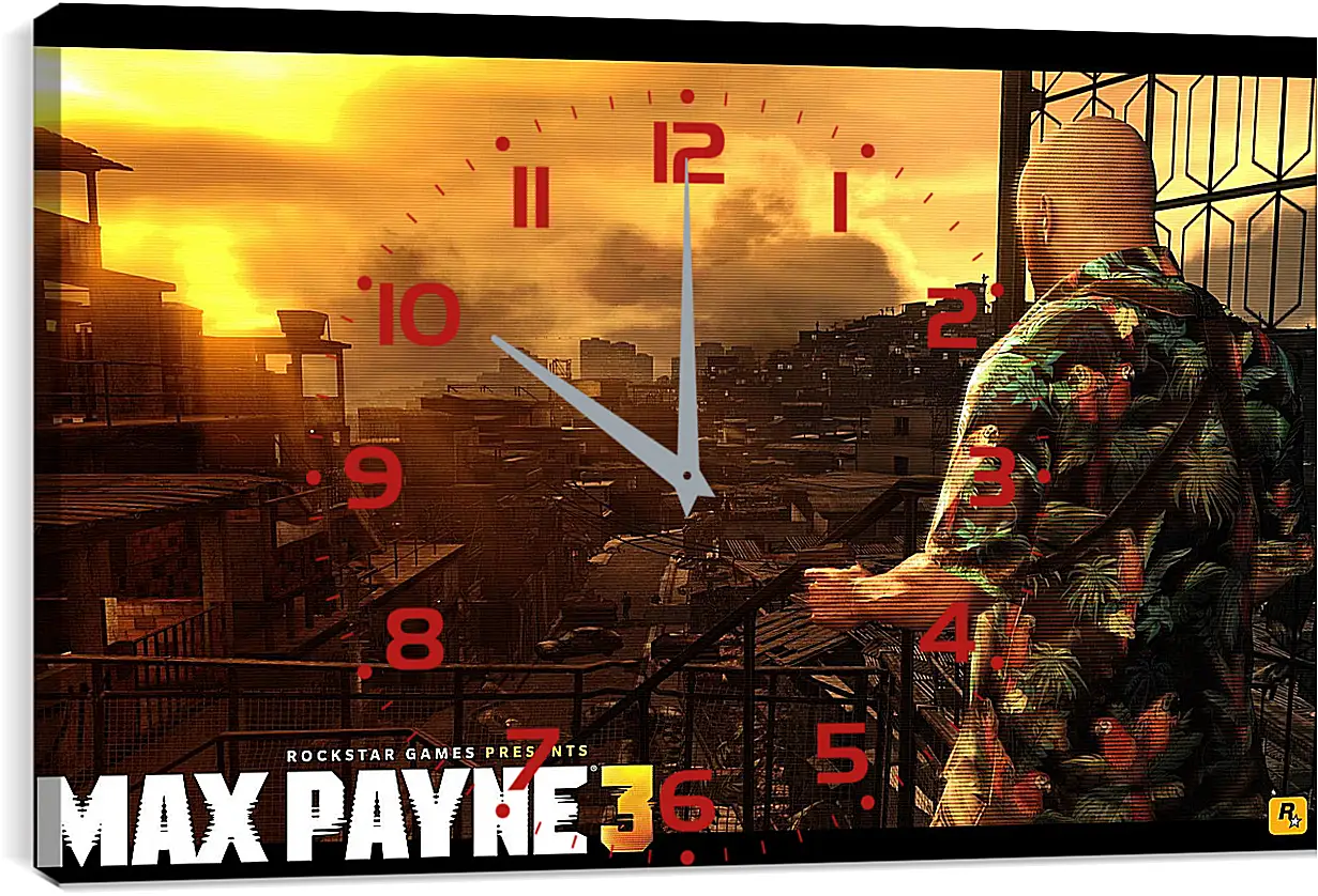 Часы картина - Max Payne 3
