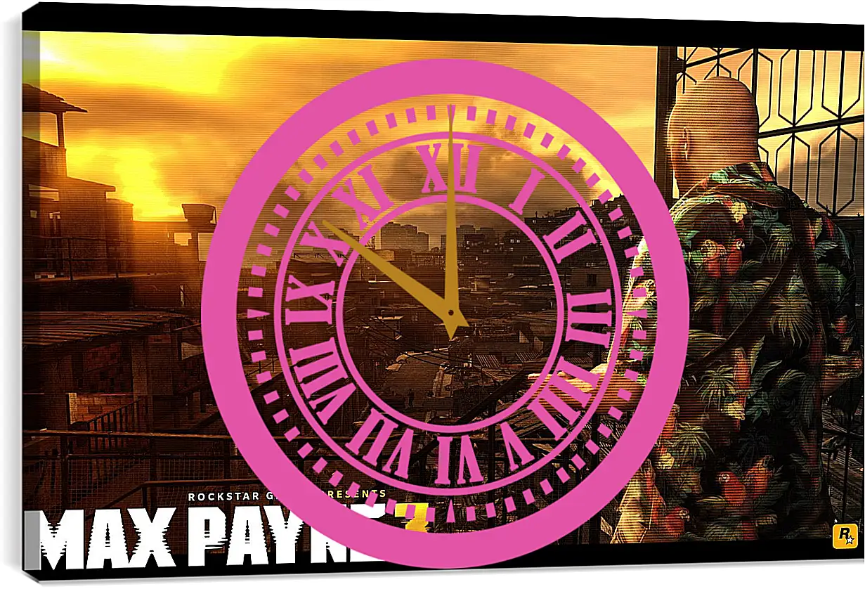 Часы картина - Max Payne 3
