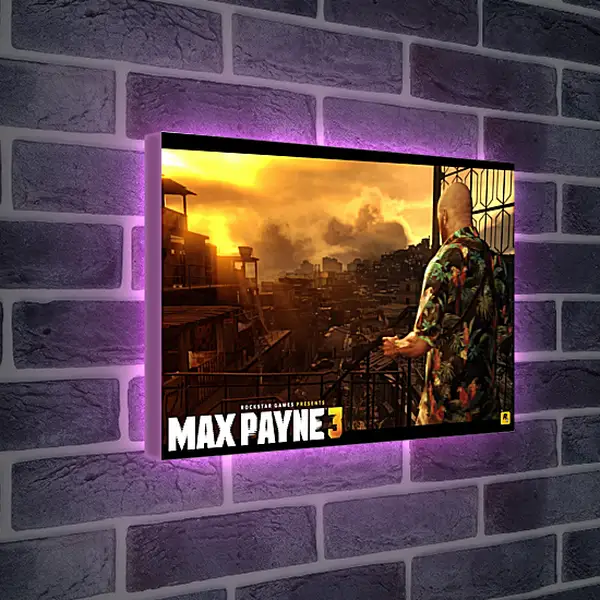 Лайтбокс световая панель - Max Payne 3
