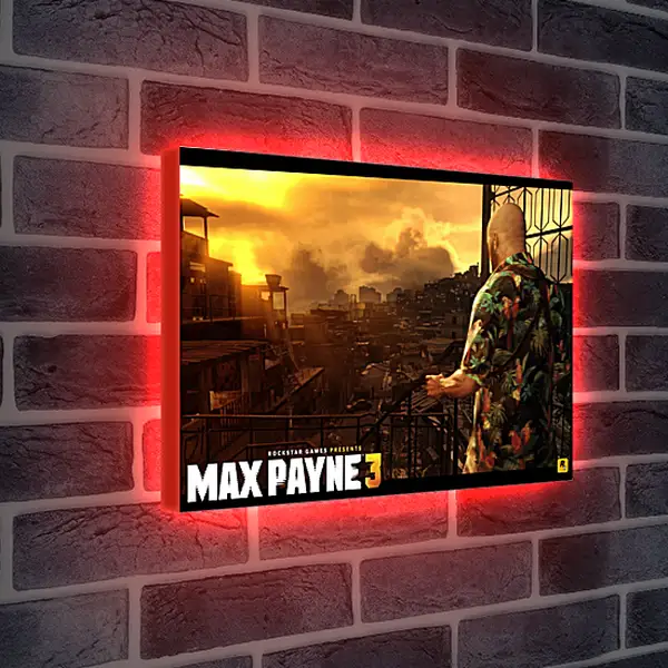 Лайтбокс световая панель - Max Payne 3
