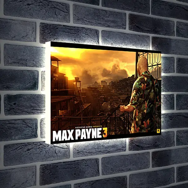 Лайтбокс световая панель - Max Payne 3
