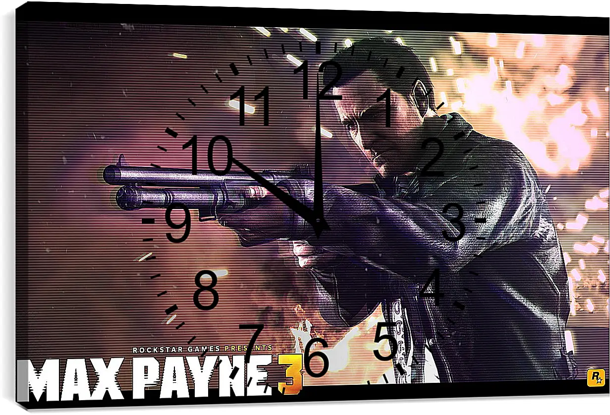 Часы картина - Max Payne 3
