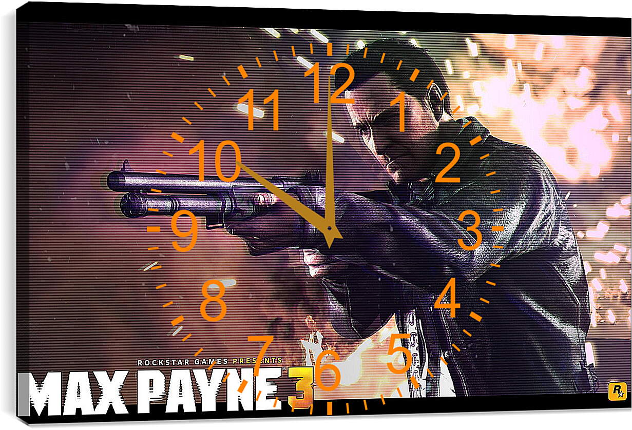 Часы картина - Max Payne 3
