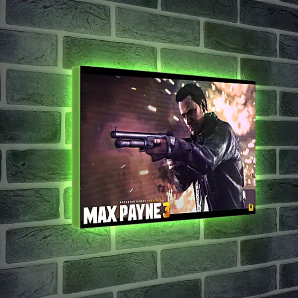 Лайтбокс световая панель - Max Payne 3
