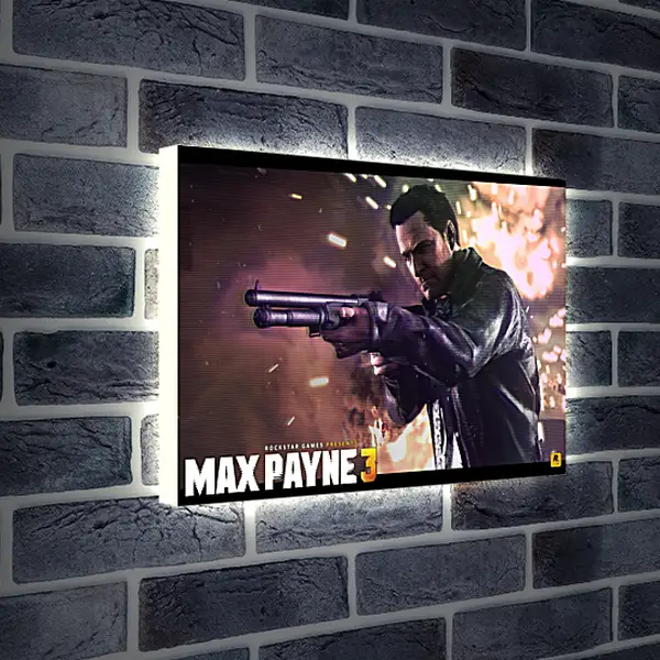 Лайтбокс световая панель - Max Payne 3
