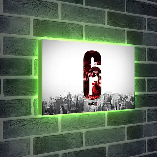 Лайтбокс световая панель - Rainbow Six
