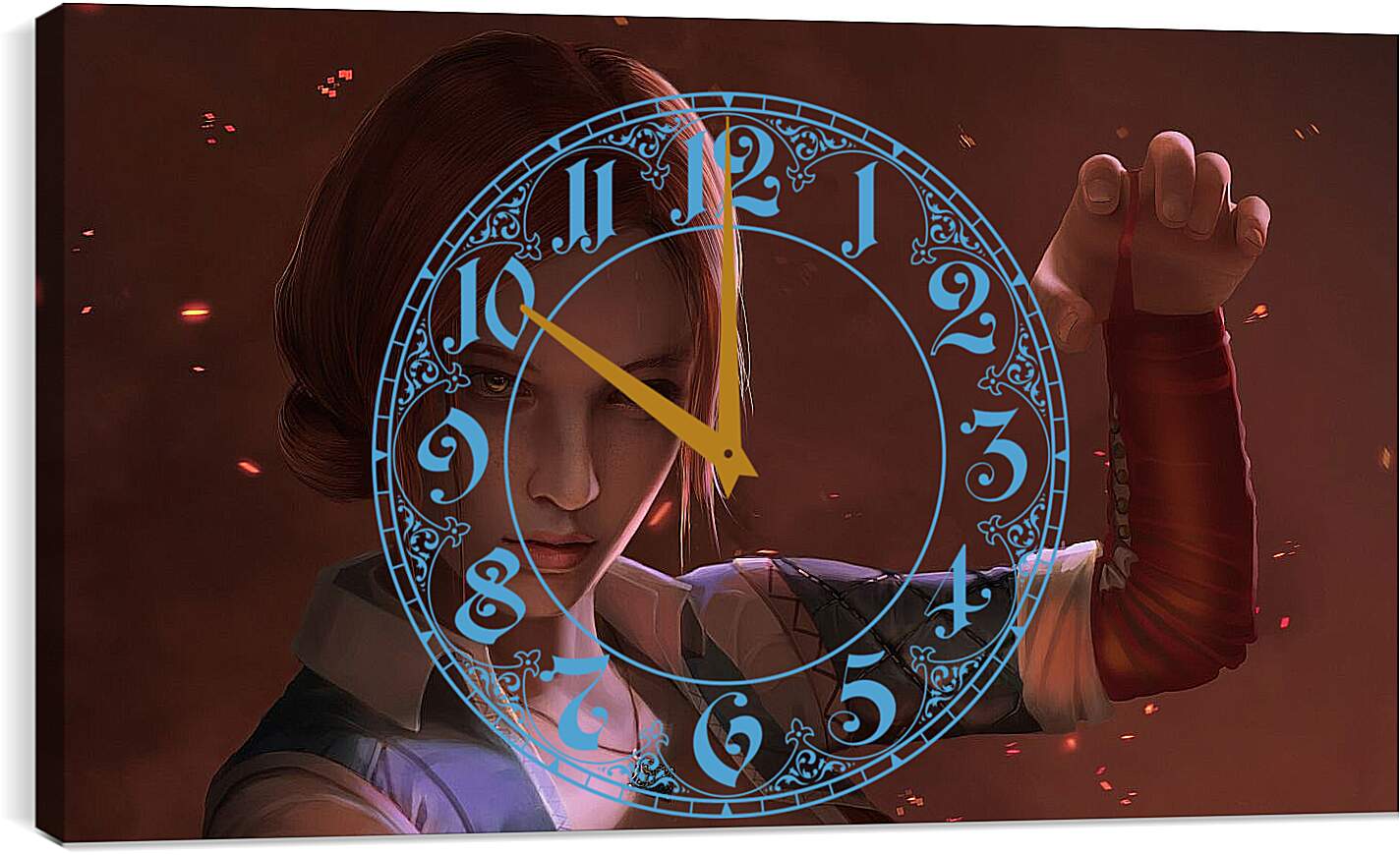 Часы картина - The Witcher (Ведьмак), красотка Трисс