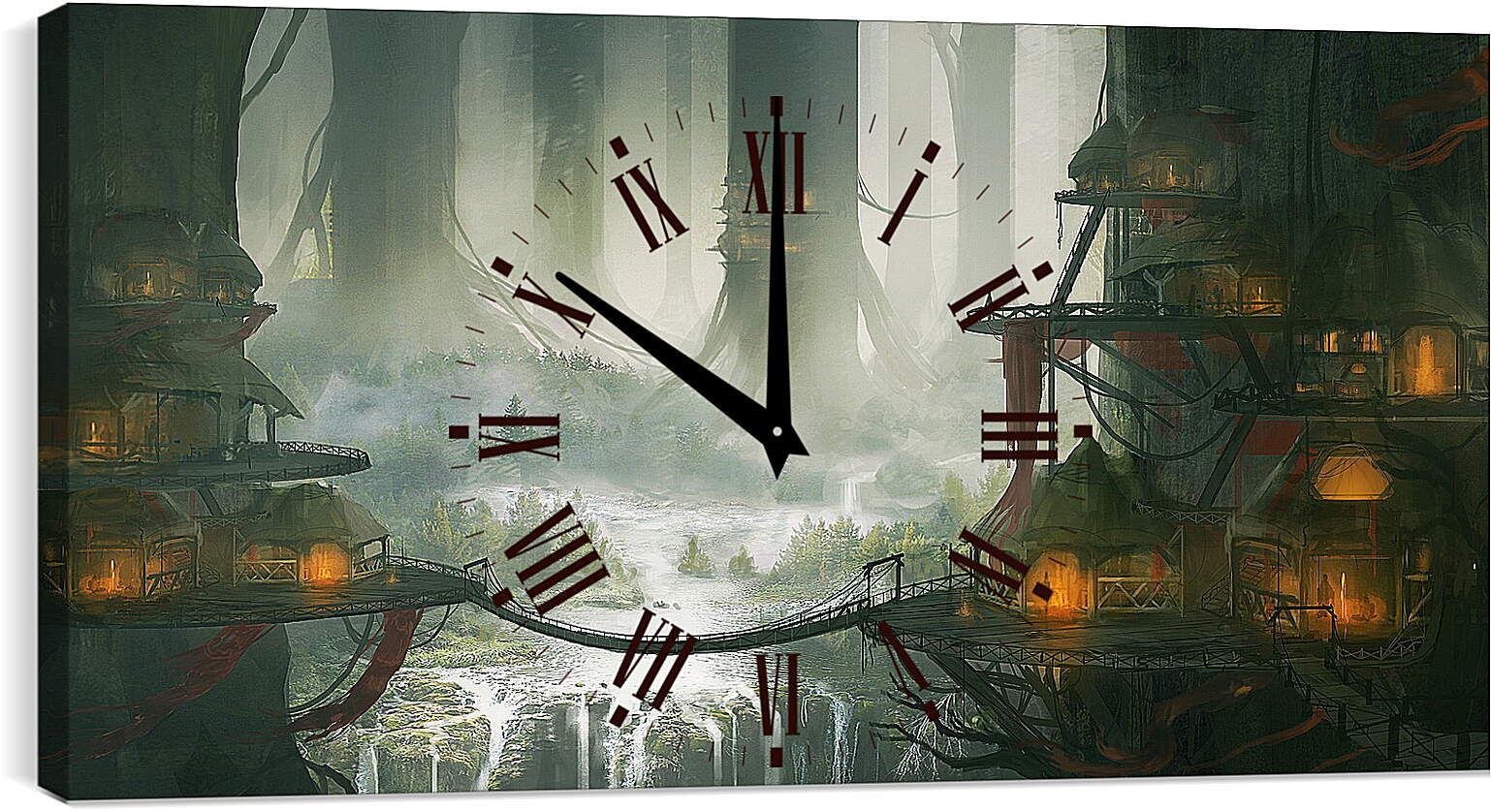 Часы картина - Battle For Arcadia 
