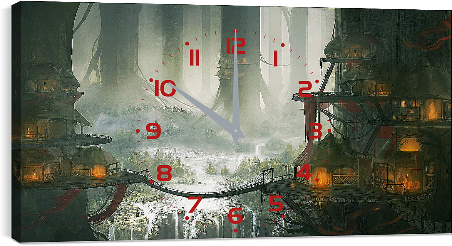 Часы картина - Battle For Arcadia 
