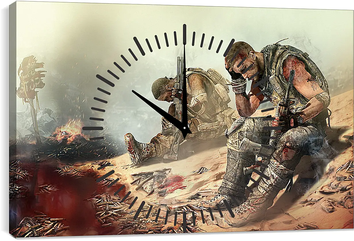 Часы картина - Spec Ops
