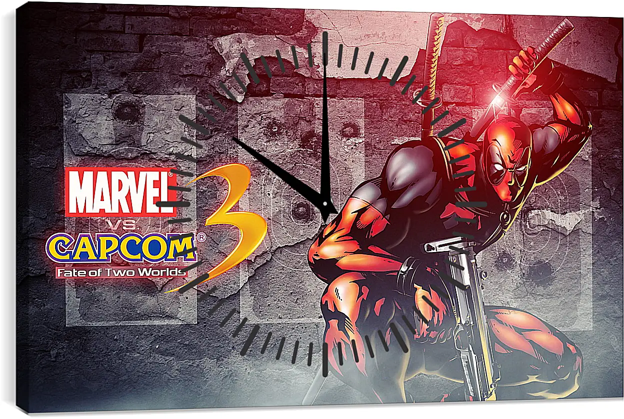 Часы картина - Marvel Vs. Capcom 3
