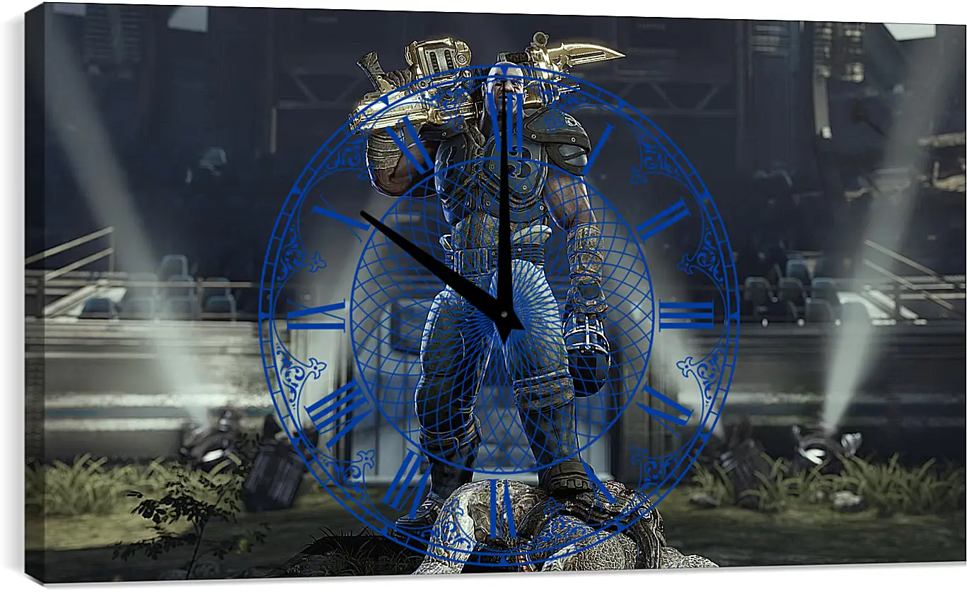 Часы картина - Gears Of War 3
