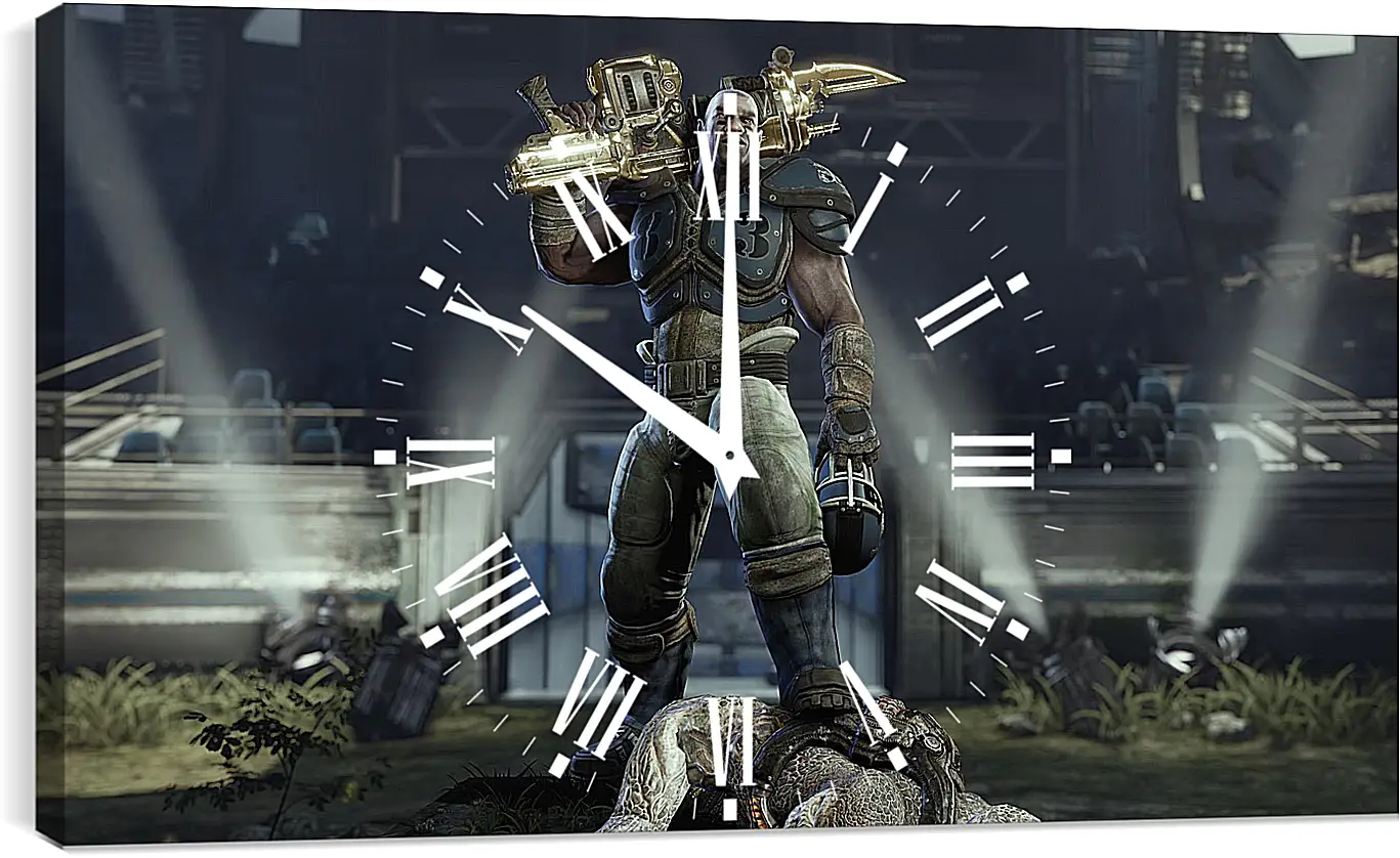 Часы картина - Gears Of War 3
