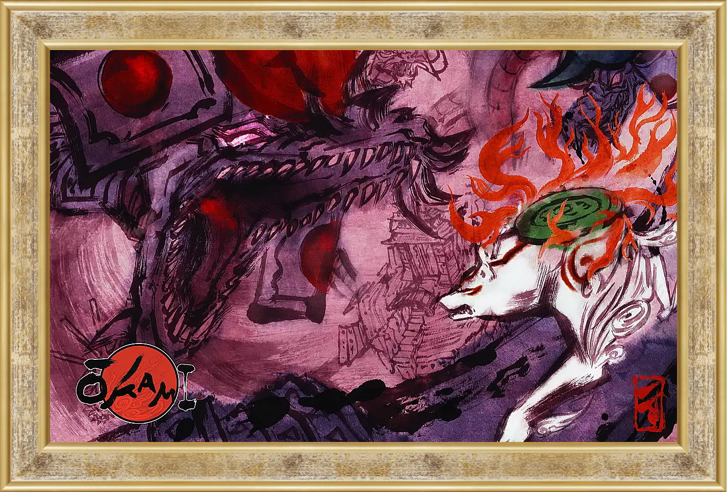 Картина в раме - Ōkami
