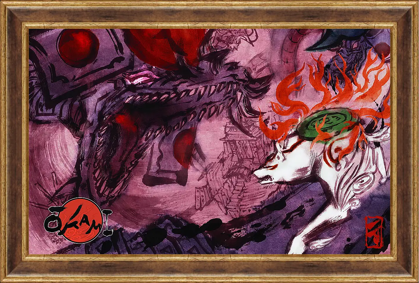 Картина в раме - Ōkami
