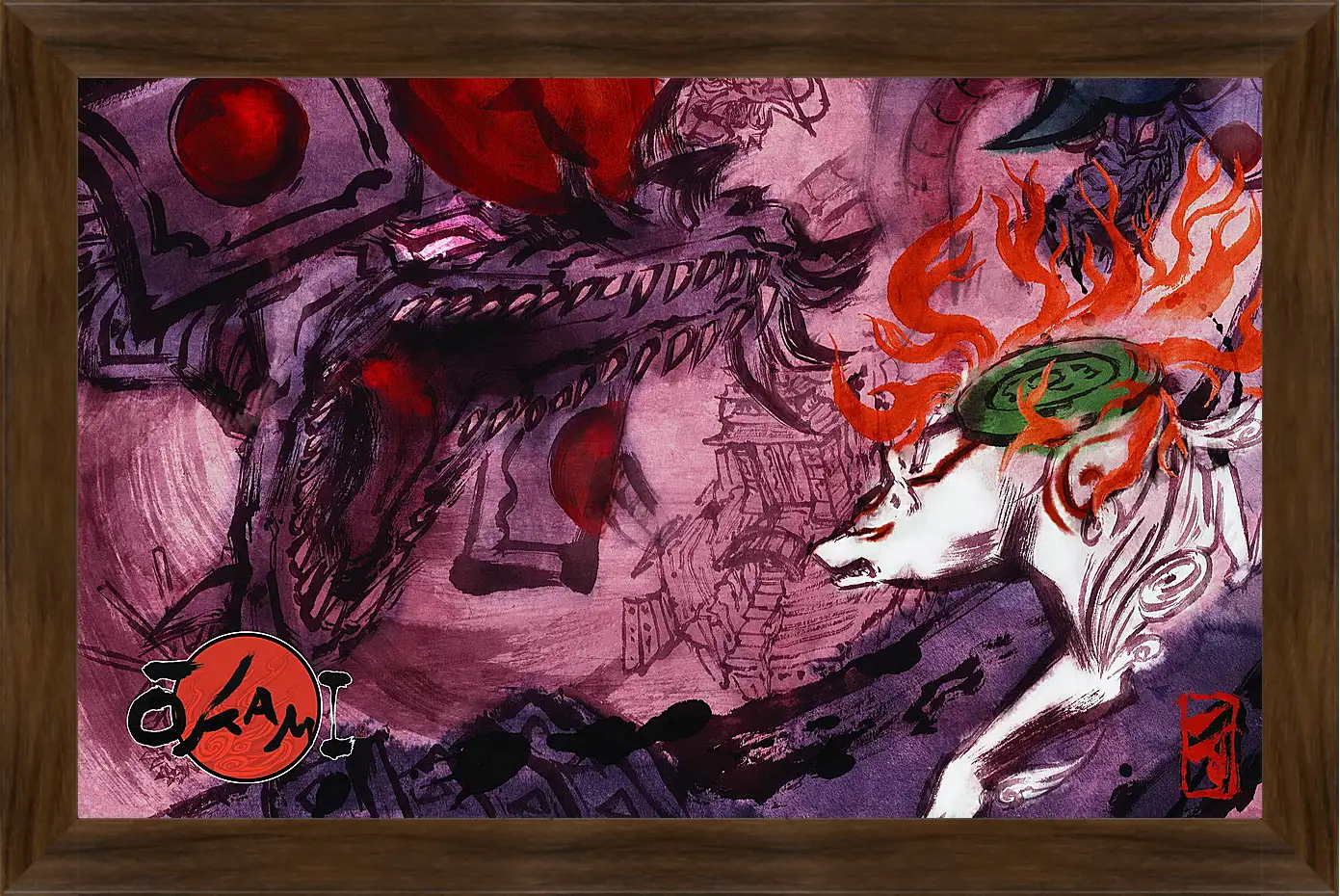 Картина в раме - Ōkami
