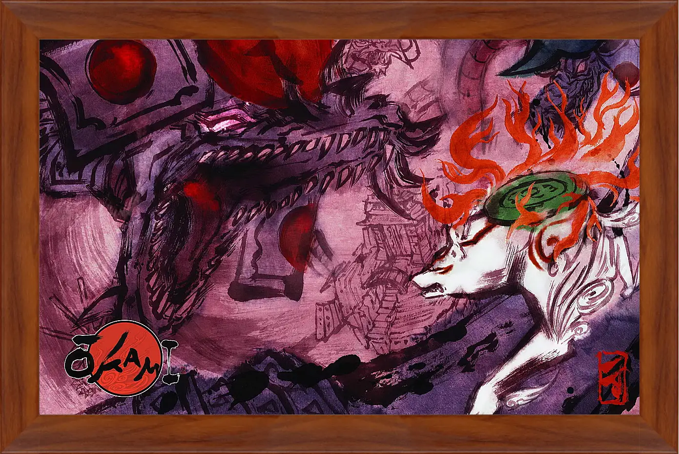 Картина в раме - Ōkami
