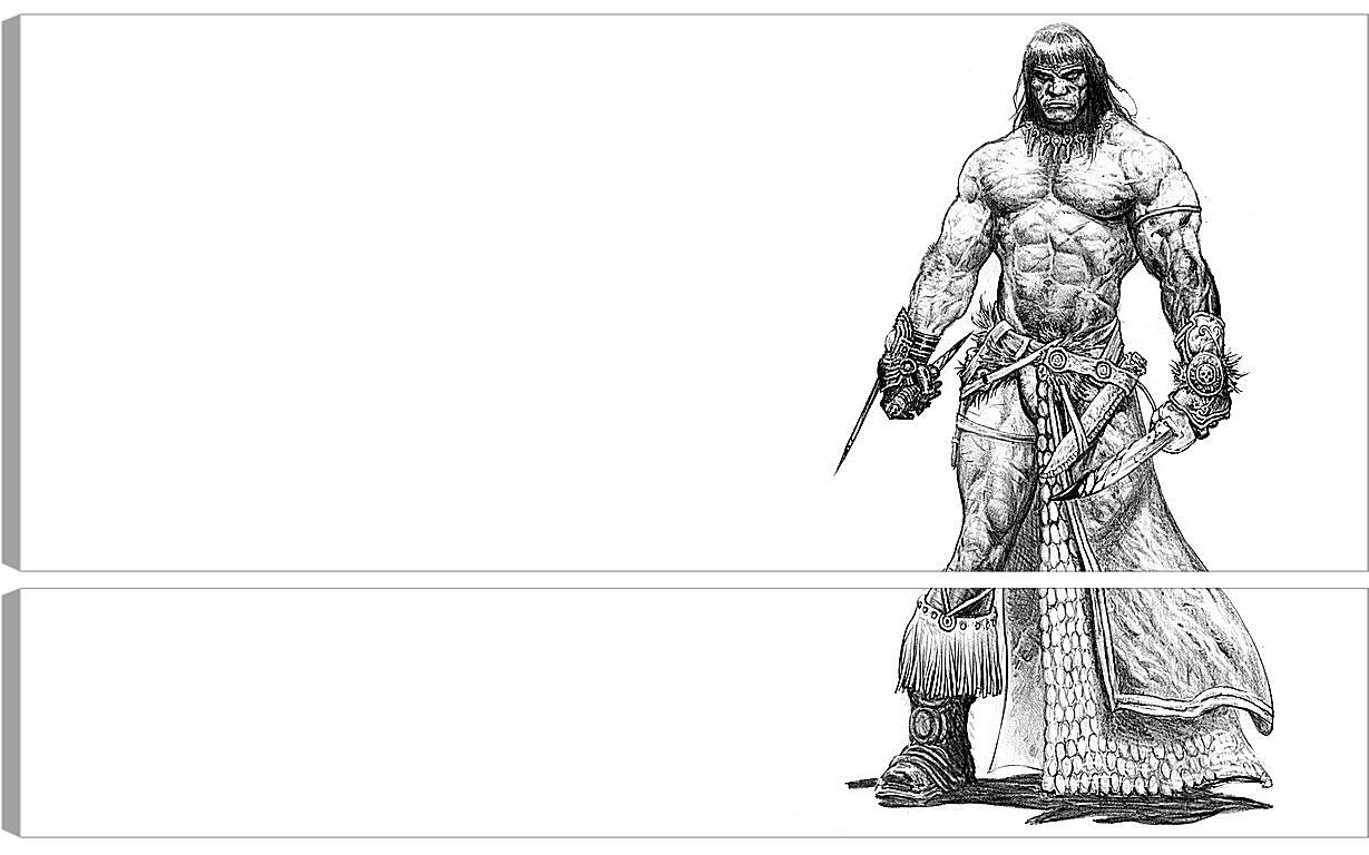 Модульная картина - Age Of Conan
