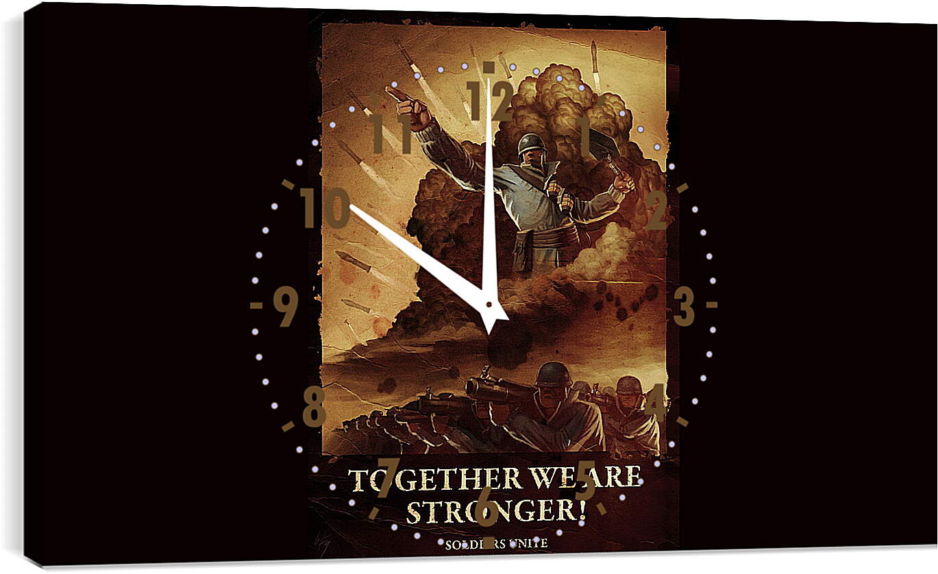 Часы картина - Team Fortress 2
