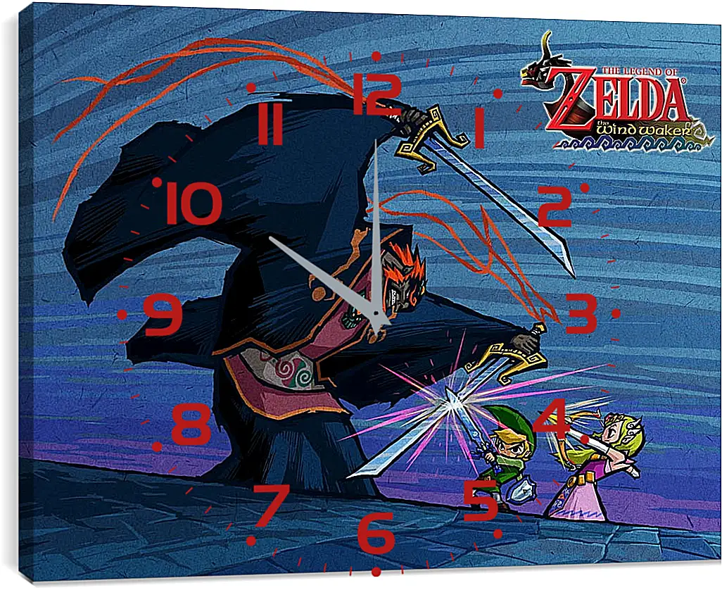 Часы картина - Zelda
