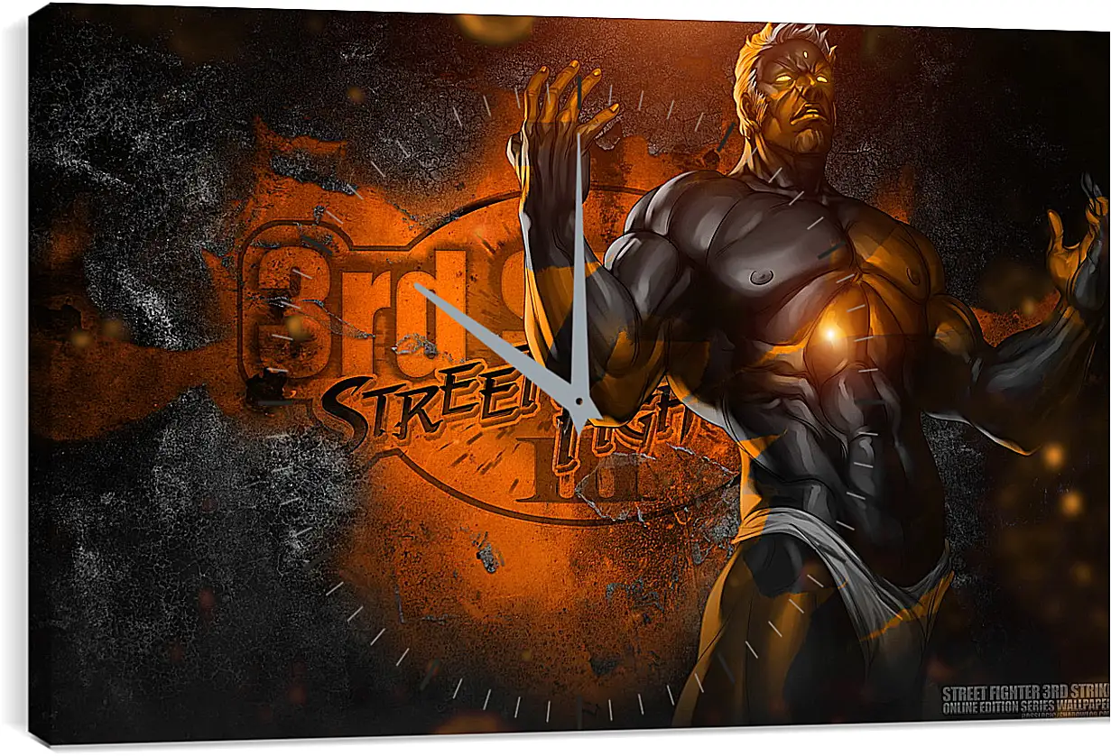Часы картина - Street Fighter
